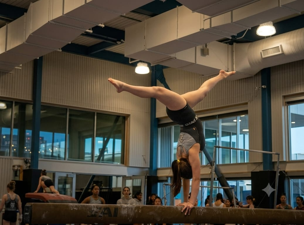 Gymnastics training